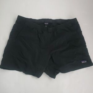 Patagonia Baggies Shorts Men's Large Black Drawstring Pockets 4"